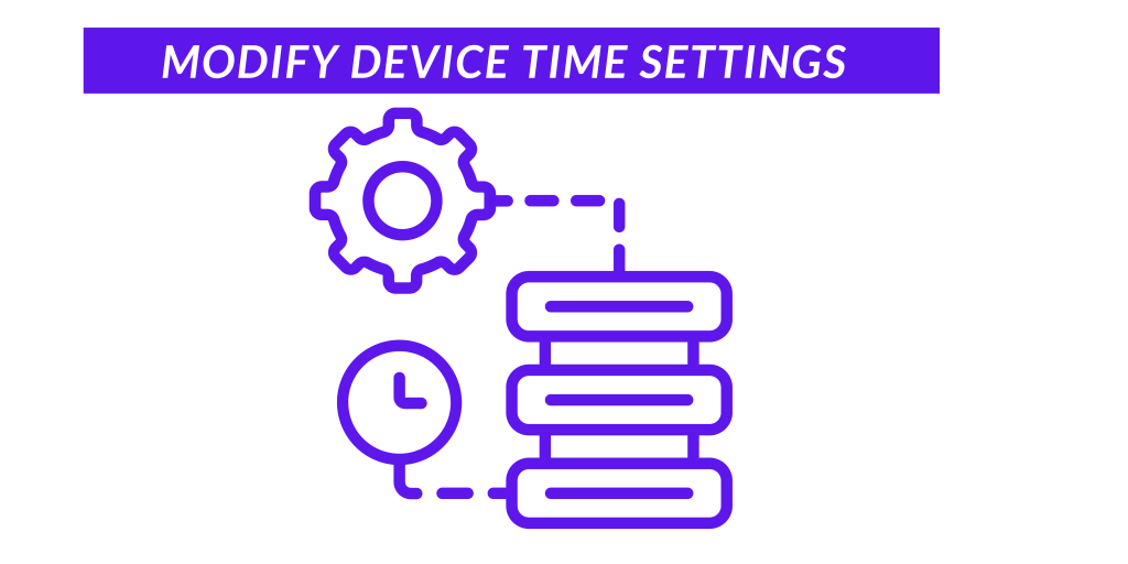 Modify Device Time Settings