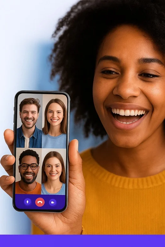 Monkey App video chat