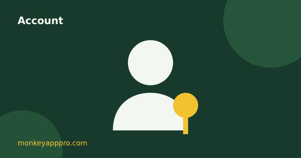 Monkey app account guide illustration