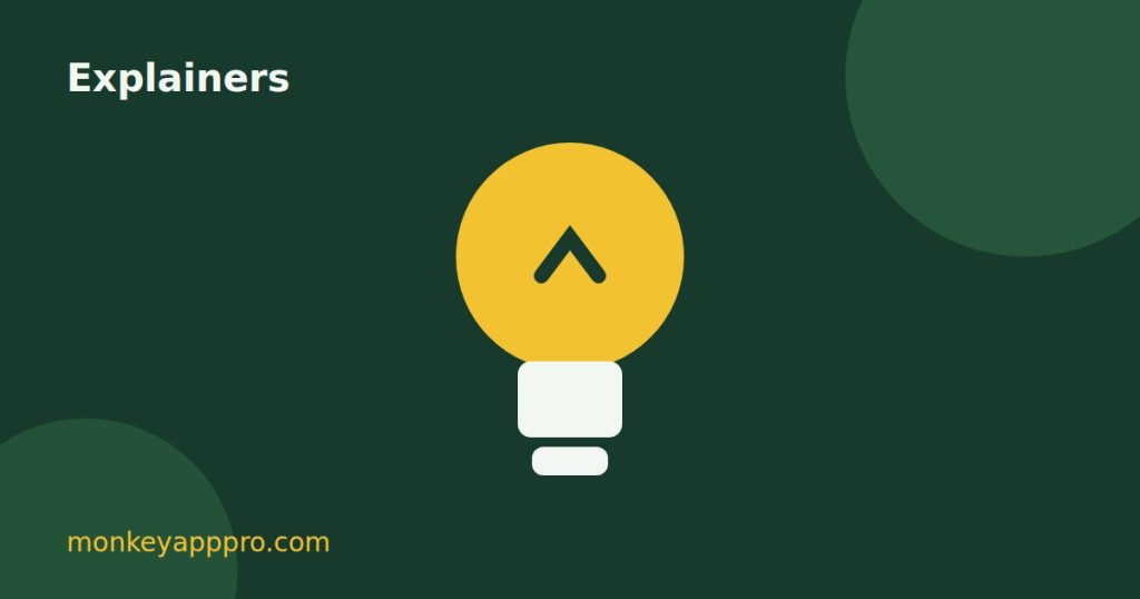 Monkey app explainers guide illustration