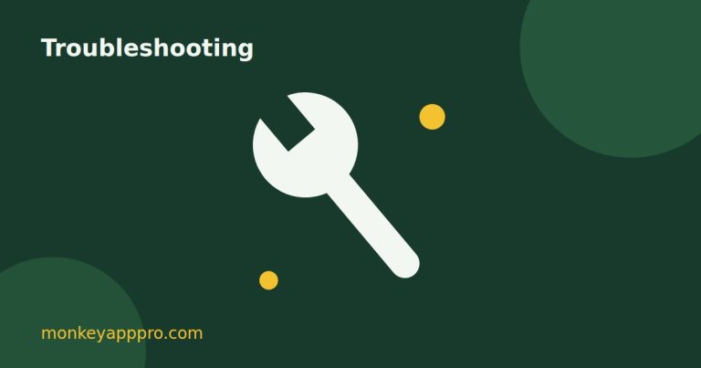 Monkey app troubleshooting guide illustration